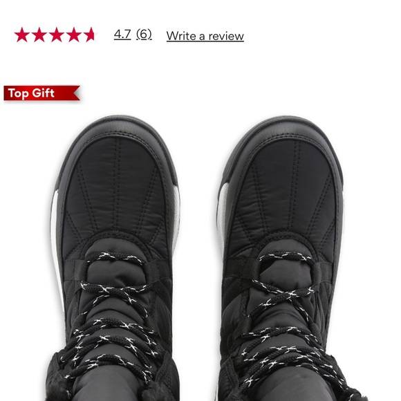 Sorel Women's Quilted Black Winter Boots - Picture 4 of 11